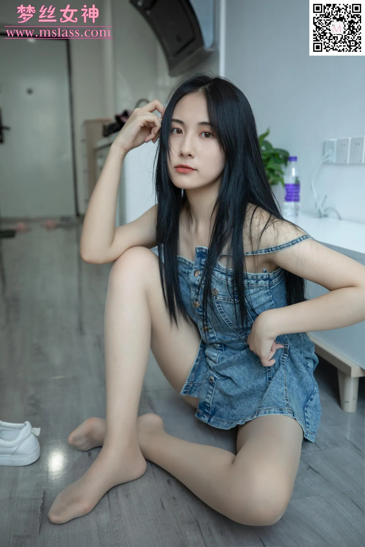 [MSLASS梦丝女神] 2020.06.27 NO.116 小允儿 牛仔连衣裙 [62P]插图9